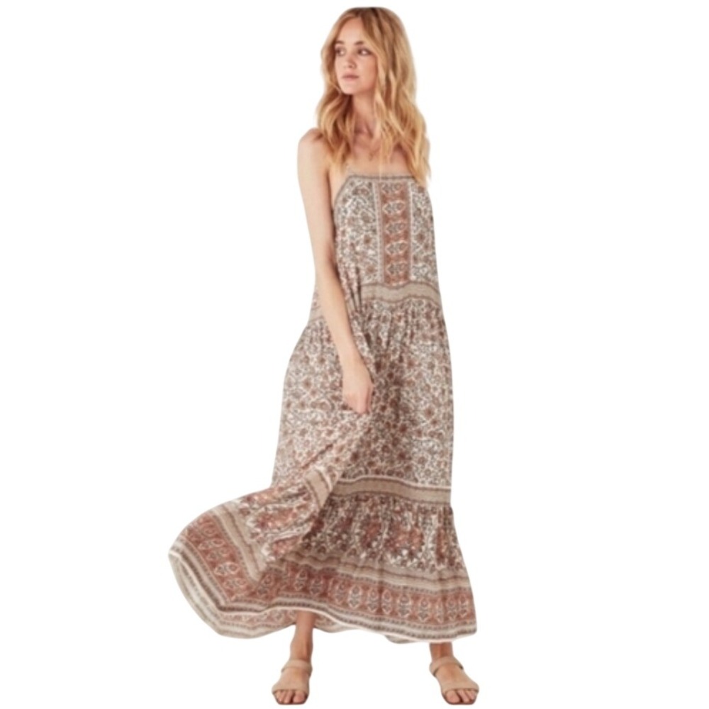 Spell & The Gypsy Jasmine Maxi Dress Floral Boho Tiered Womens‎ Medium